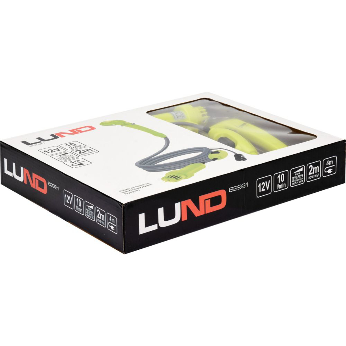 Портативен душ LUND 82991, 12 V, 10 L/min