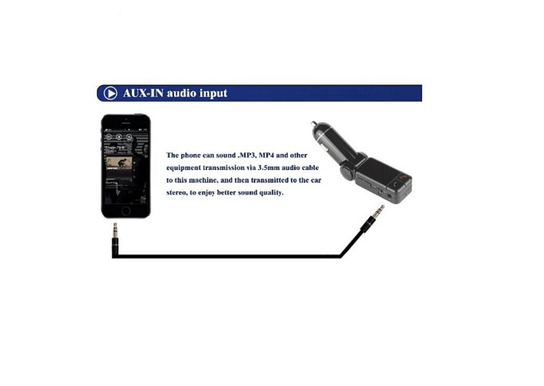 НЕМСКО Bluetooth зарядно устройство за кола и mp3 плейър, Стерео технология, Захранване за автомобилна запалка + ЛЕД ФЕНЕР