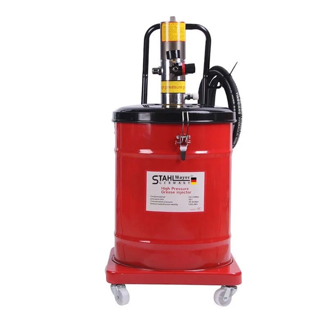 НЕМСКА Пневматична Система за Гресиране 40 литра STAHLMAYER + ЛЕД ФЕНЕР
