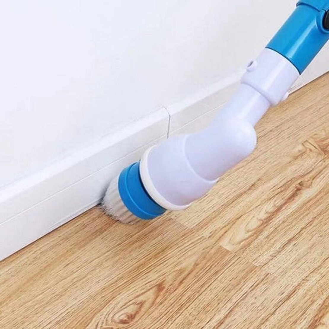 НЕМСКА Електрическа презареждаща се четка за почистване на баня Spin Scrubber + ЛЕД ФЕНЕР