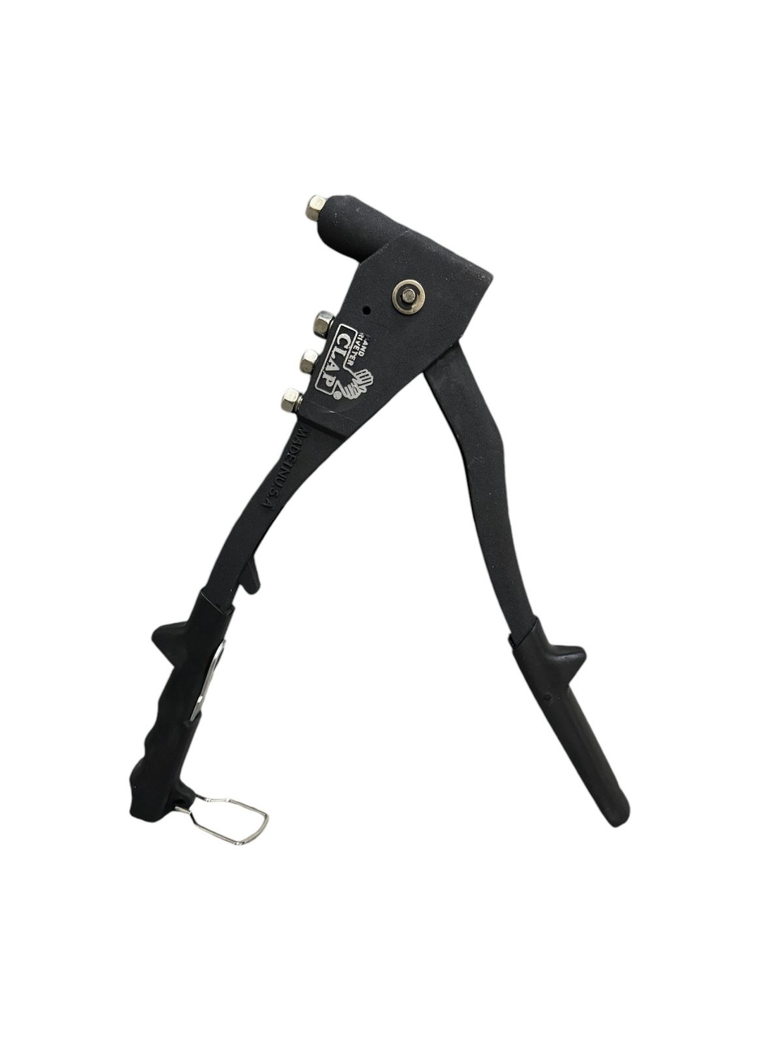 НЕМСКА Ръчна нитачка CLAP за попнитове 2.4, 3.2, 4 и 4.8 мм + ЛЕД ФЕНЕР