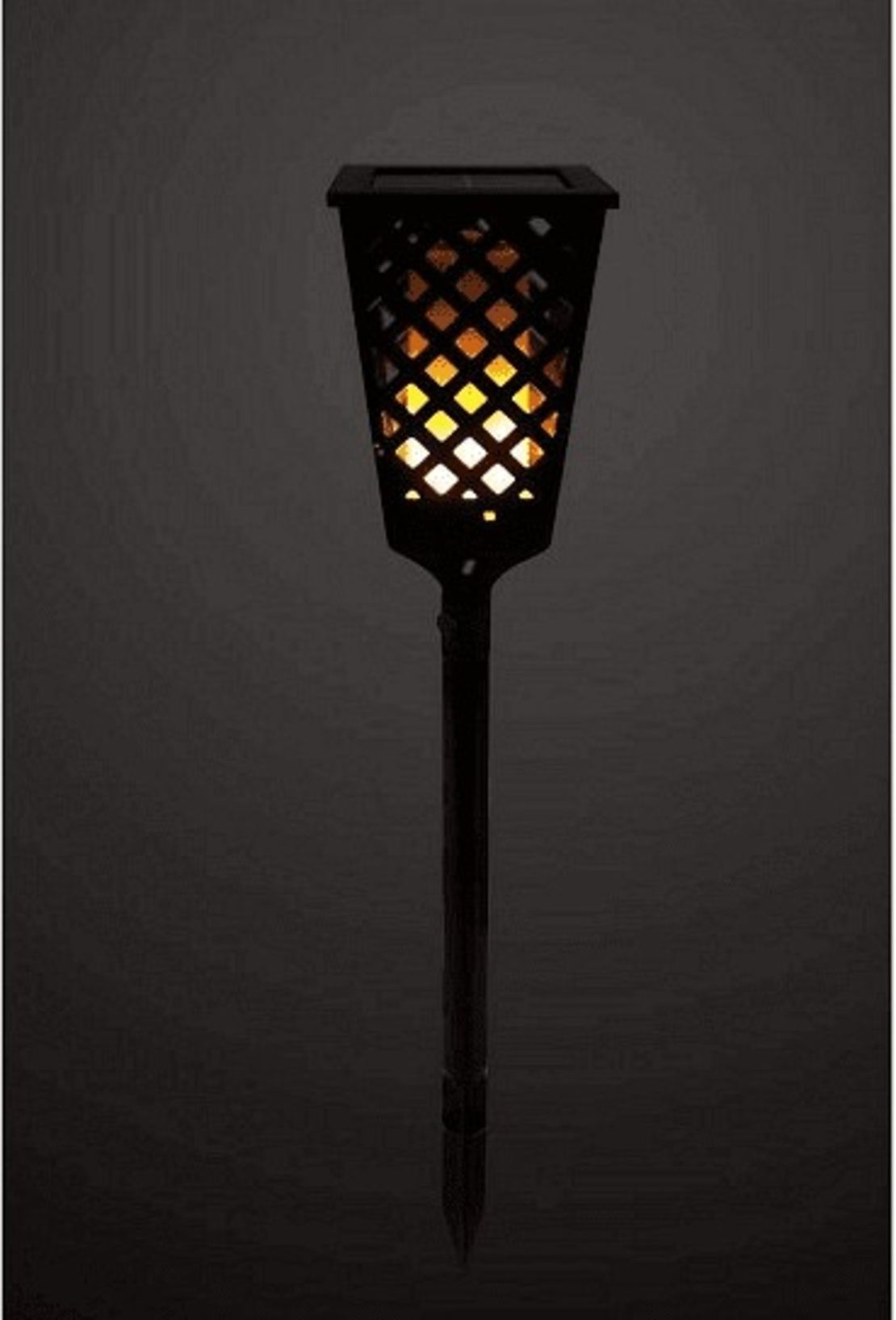 НЕМСКА Голяма Соларна LED лампа за градина, Тип Пламък, 2/4/8 броя + ЛЕД ФЕНЕР