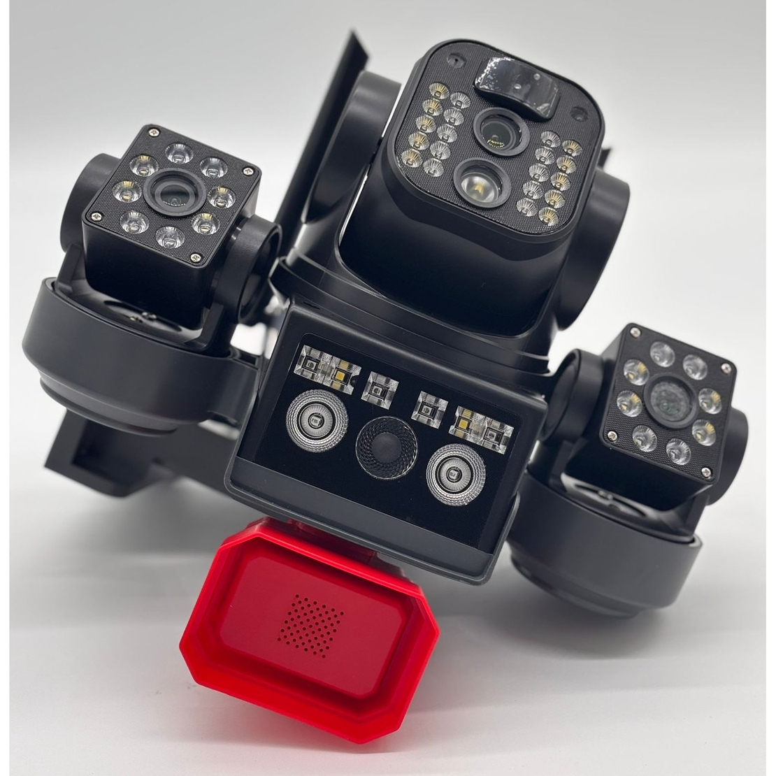 НЕМСКА Соларна Охранителна Камера Sunvision 16 MP 28-80 + ЛЕД ФЕНЕР