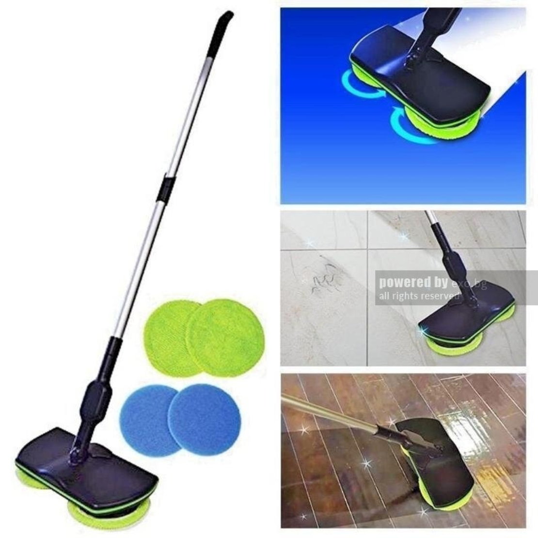 НЕМСКА ЕЛЕКТРИЧЕСКА ПОДОЧИСТАЧКА SUPER MAID + ЛЕД ФЕНЕР