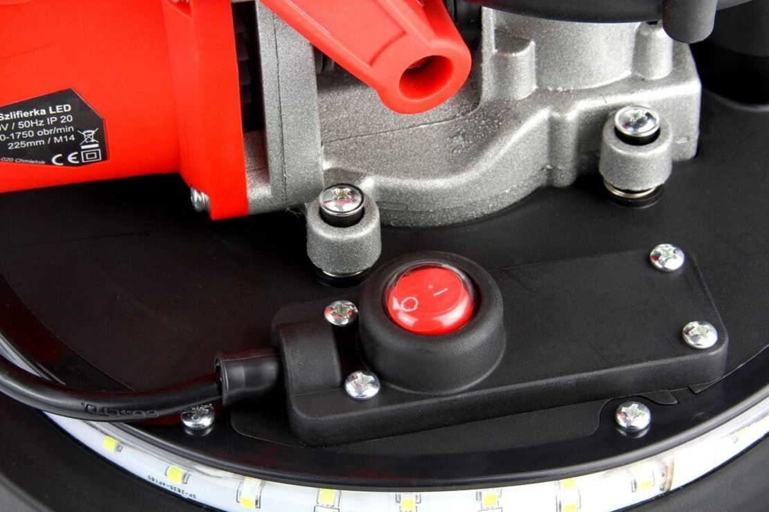 НЕМСКИ Шлайф Машина / Жираф за Шлайфане на Стени Тавани Сгъваема Лед за Мазилка 750W Mar-Pol M90206 + ЛЕД ФЕНЕР