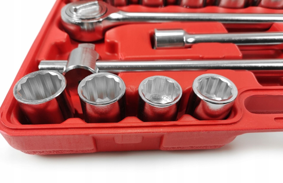 НЕМСКО Гедоре 21 части 3/4 6-стенен или 12-стенен 19-50мм Mar-Pol + ЛЕД ФЕНЕР