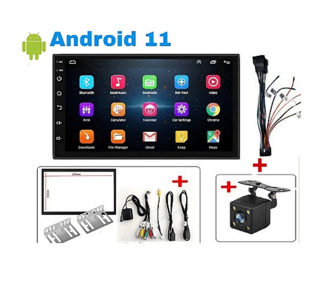 НЕМСКА Универсална мултимедия и навигация, Pop Up , Single Din, Android, 7 инча + ЛЕД ФЕНЕР