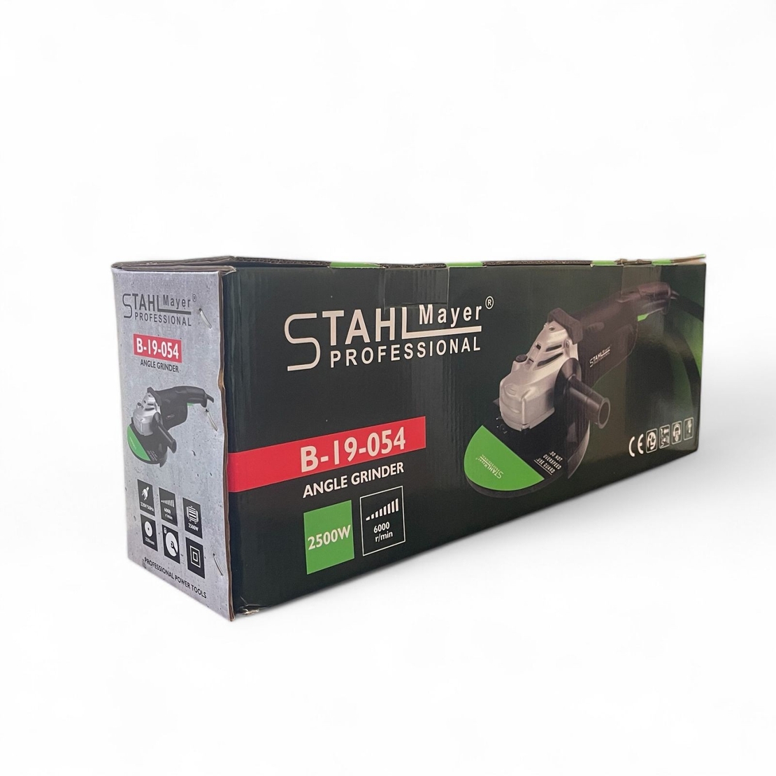 НЕМСКИ Електрически Ъглошлайф 230мм STAHLMAYER 2500W Голям Шлайф на Ток Флекс + ЛЕД ФЕНЕР