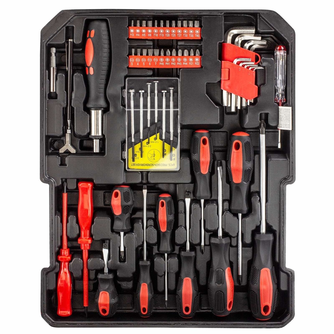 НЕМСКИ Куфар с Инструменти 1050 части BLT Werkzeuge + ЛЕД ФЕНЕР