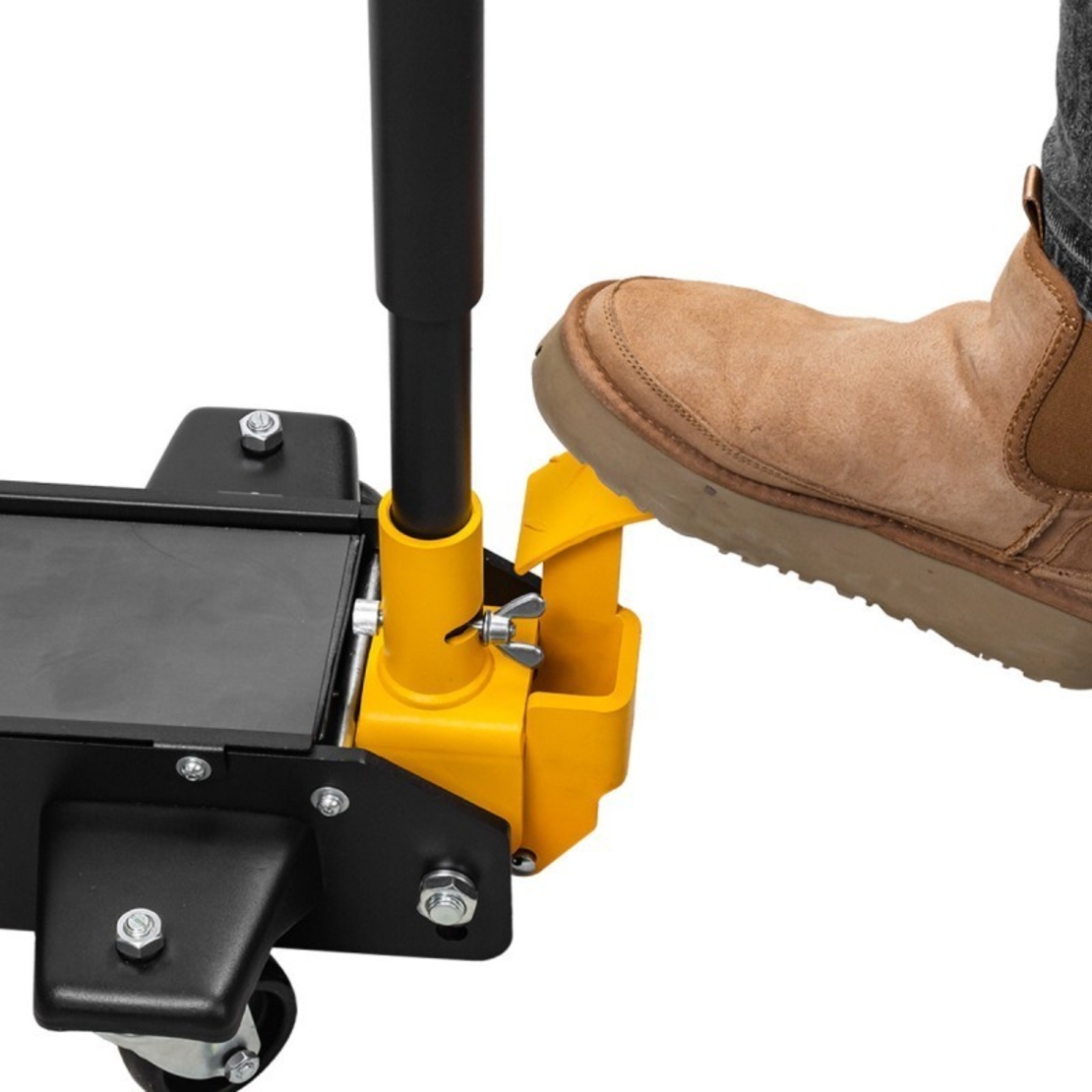 НЕМСКИ Професионален Крик Крокодил Екстра Дълъг 3 тона JCB T830028 140-525mm + ЛЕД ФЕНЕР