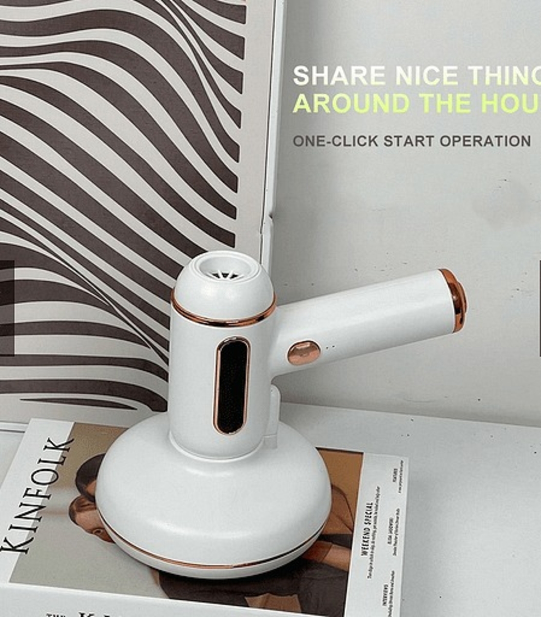 НЕМСКА Безжичната прахосмукачка за премахване на акари 2 в1. Прахосмукачка + ЛЕД ФЕНЕР