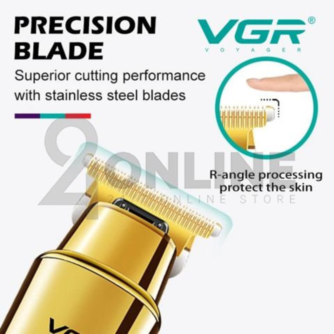 НЕМСКА Машинка За Подстригване VGR V-947