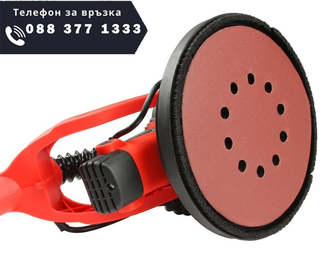 НЕМСКИ Шлайф Машина / Жираф за Шлайфане на Стени Тавани Сгъваема Лед за Мазилка 750W Mar-Pol M90206 + ЛЕД ФЕНЕР