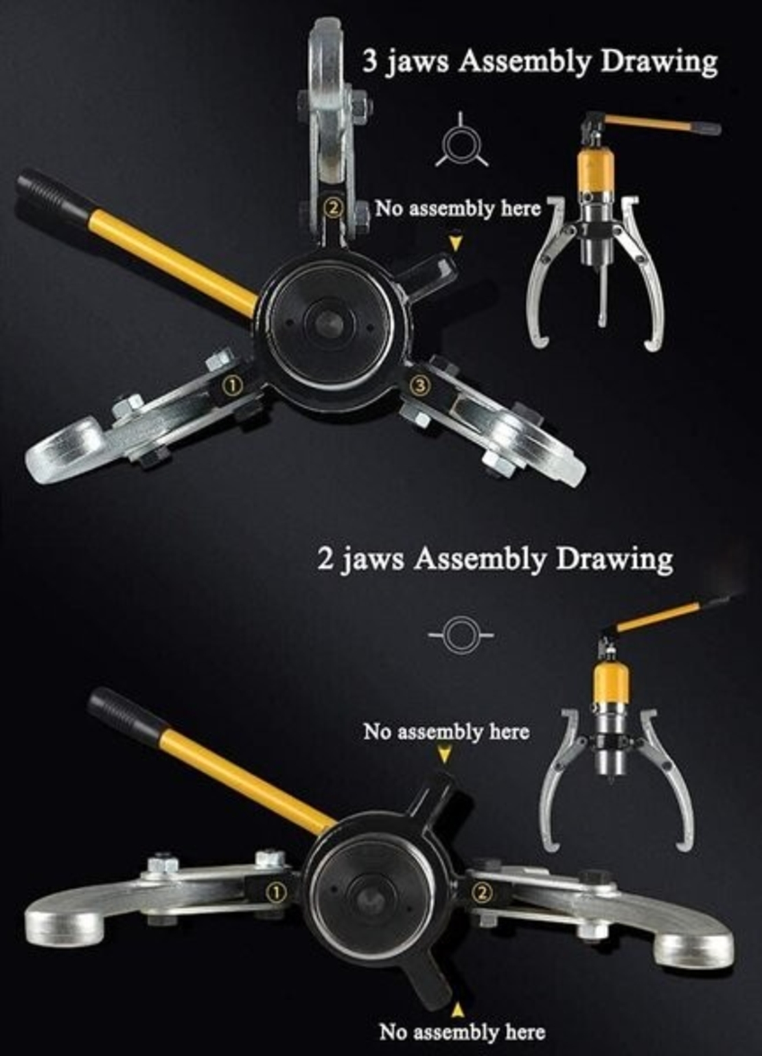 НЕМСКА ХИДРАВЛИЧНА СКОБА ЗА ЛАГЕРИ 5 ТОНА STAHLMAYER + ЛЕД ФЕНЕР