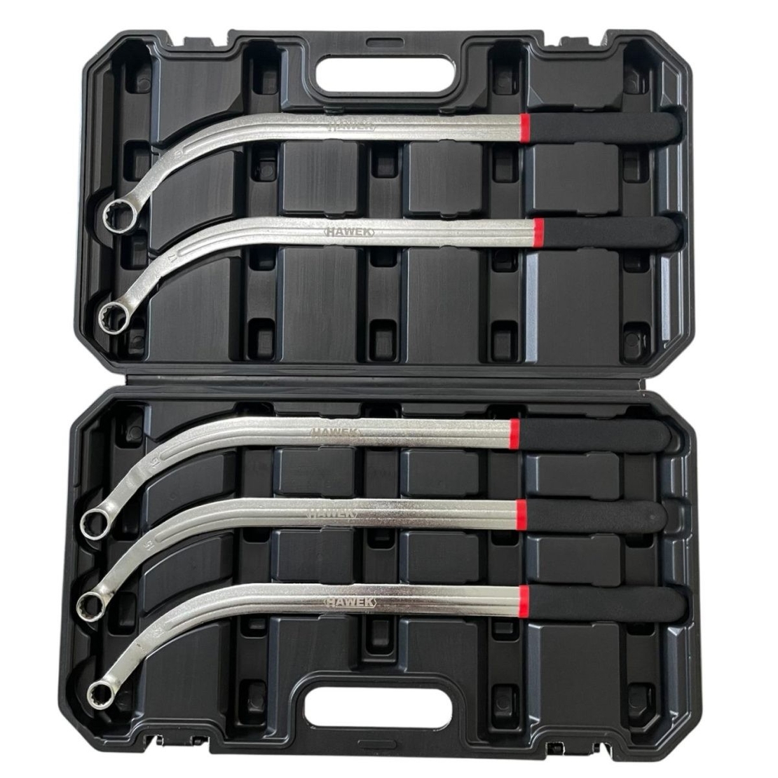 НЕМСКО Ключове за Клинов и Зъбчат Ремък 5 части HAWEK Комплект HW-1108 + ЛЕД ФЕНЕР