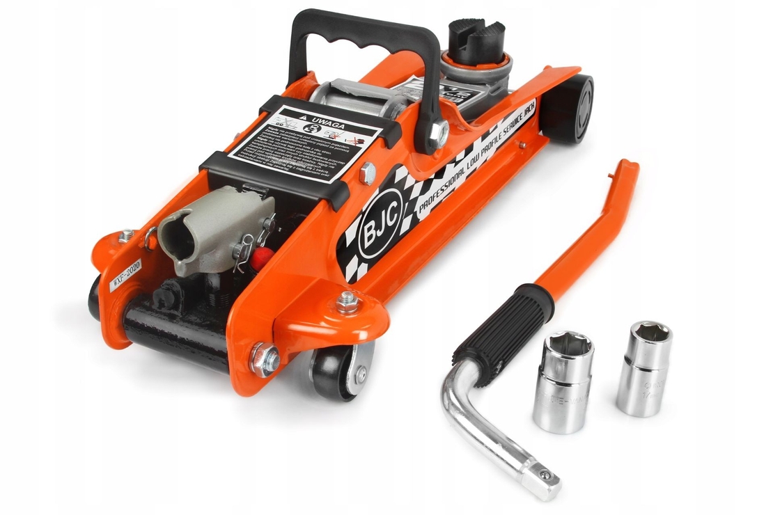 НЕМСКИ Нископрофилен Крик 2.5т 85-410мм BJC с вложки в куфар + ЛЕД ФЕНЕР