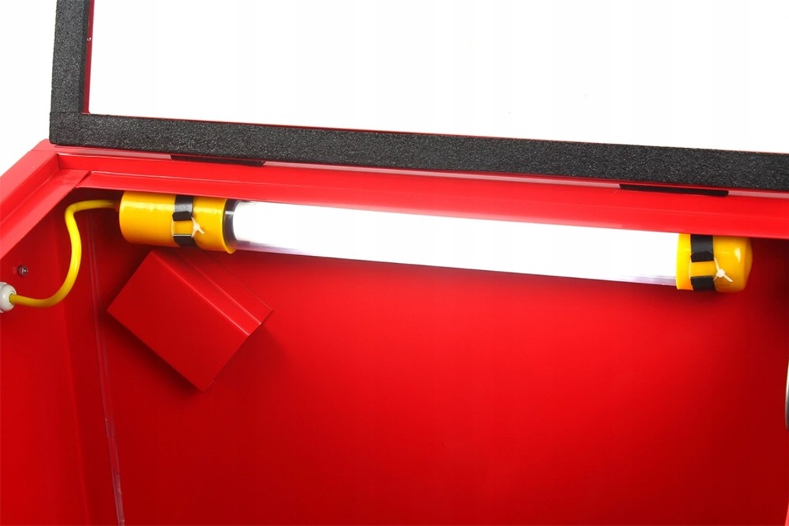 НЕМСКА Полска Пясъкоструйка кабина пясъкоструйна камера 90 литра Mar-Pol + ЛЕД ФЕНЕР