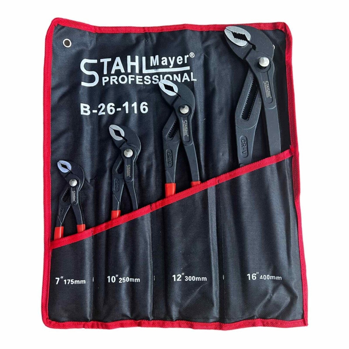 НЕМСКИ Комплект Клещи Гарги STAHLMAYER 175 250 300 400 мм 4 броя + ЛЕД ФЕНЕР