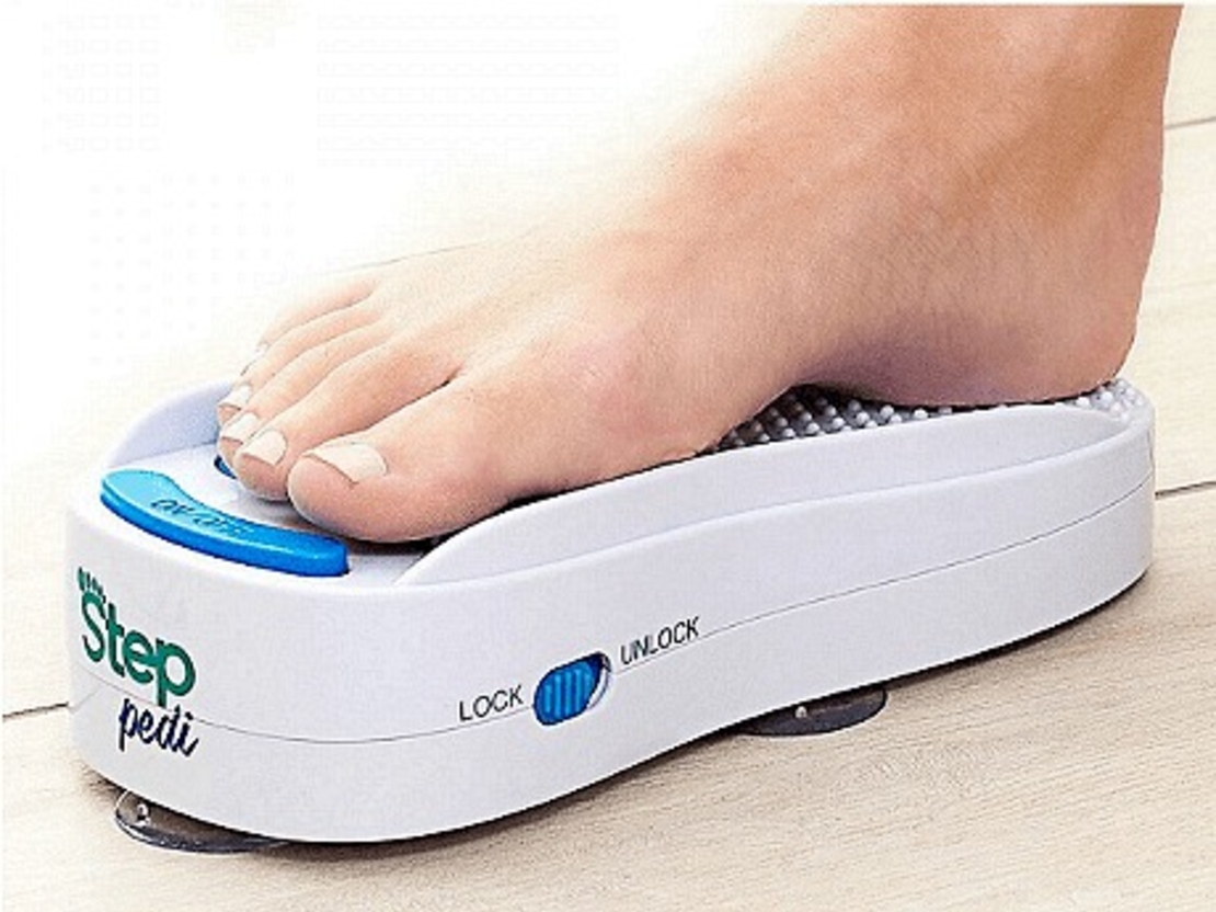 НЕМСКА Електрическа пила за крака и пети, Бяла + ЛЕД ФЕНЕР