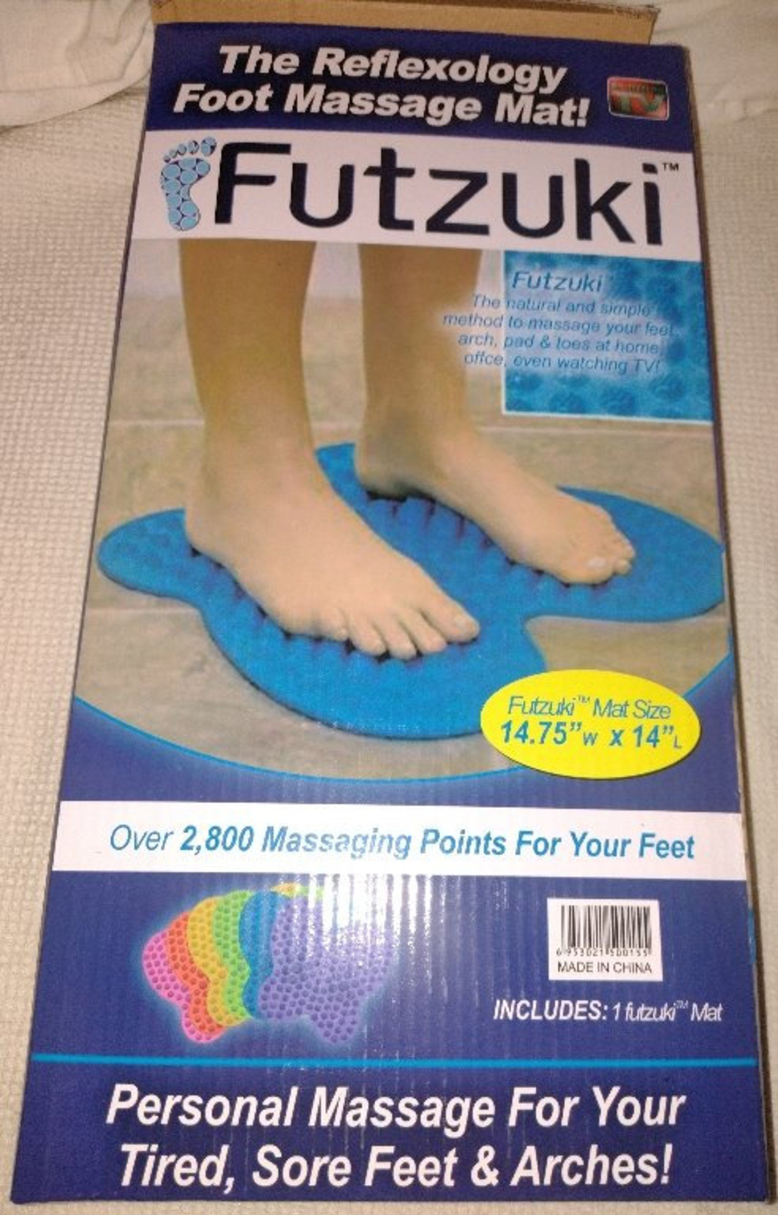 НЕМСКА Уникална Лечебна Стелка За Рефлексотерапия FUTZUKI + ЛЕД ФЕНЕР