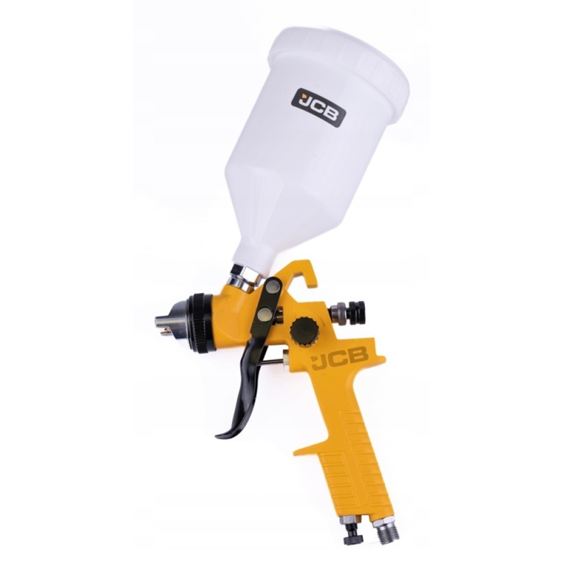 НЕМСКИ Пистолет Бояджийски Комплект 3 броя JCB Пистолети за Боя и Боядисване + ЛЕД ФЕНЕР