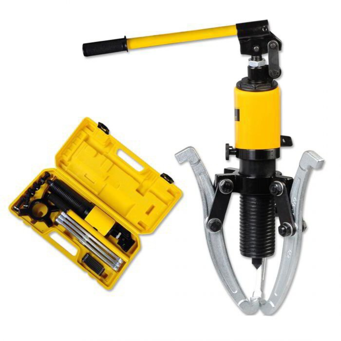 НЕМСКА ХИДРАВЛИЧНА СКОБА ЗА ЛАГЕРИ 5 тона 10 тона 15 тона и 20 тона ТРИРАМЕННА STAHLMAYER + ЛЕД ФЕНЕР