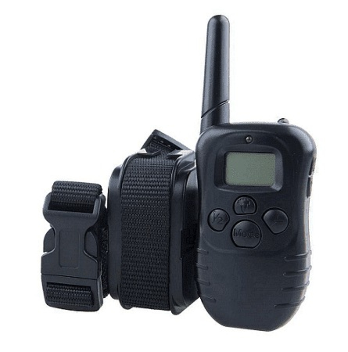 НЕМСКИ Електрически нашийник за обучение на кучета, Обхват 300м, Регулируем, Устойчив на дъжд и прах + ЛЕД ФЕНЕР