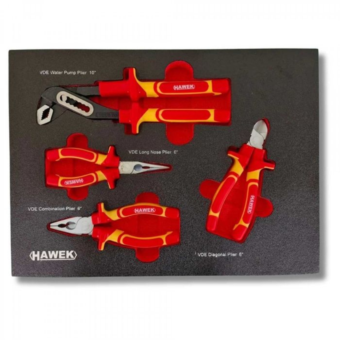 НЕМСКИ Професионален Шкаф С Инструменти HAWEK-12 чекмеджета +ЛЕД ФЕНЕР