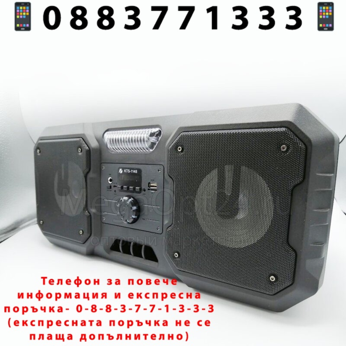 НЕМСКО Активна Bluetooth караоке тонколона 2x 5.25