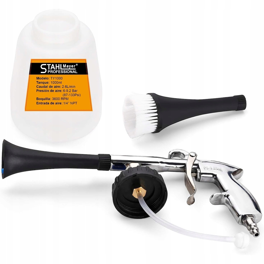 НЕМСКИ Пистолет за професионално пране и почистване Торнадор STAHLMAYER + ЛЕД ФЕНЕР