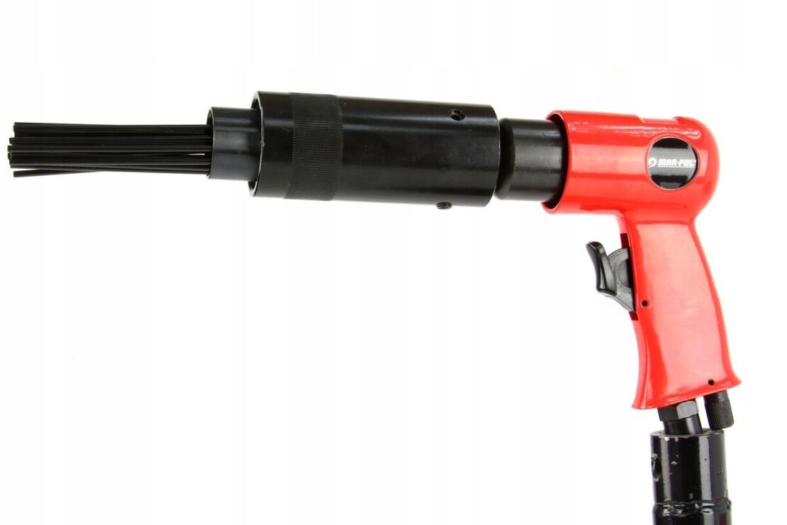 НЕМСКИ Пневматичен Иглен Чук МAR-POL 19 игли 6.3 бара + ЛЕД ФЕНЕР