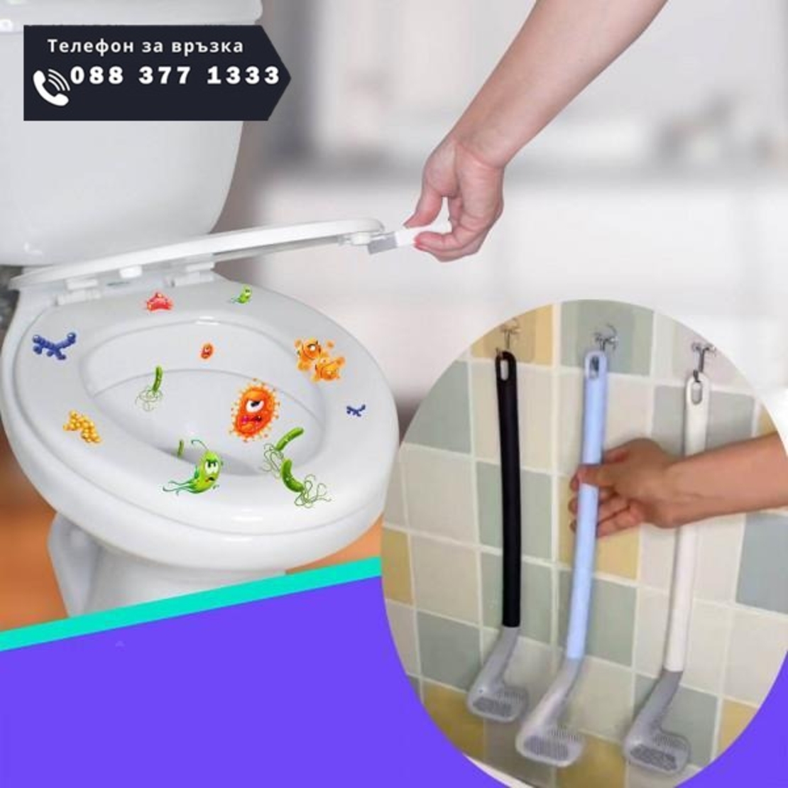 НЕМСКО Силиконова четка ТОАЛЕТНО ПАТЕ, антибактериална за пълна и комплексна грижа + ЛЕД ФЕНЕР