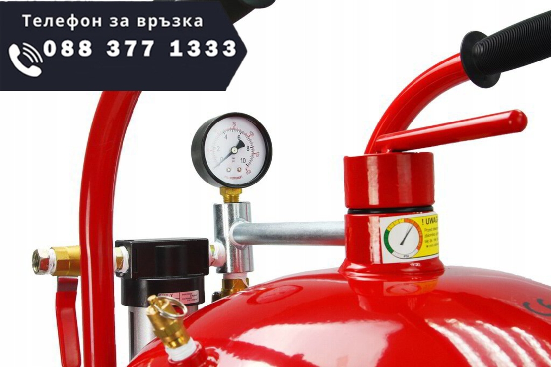 НЕМСКА Полска Пясъкоструйка 38 литра Mar-Pol + ЛЕД ФЕНЕР