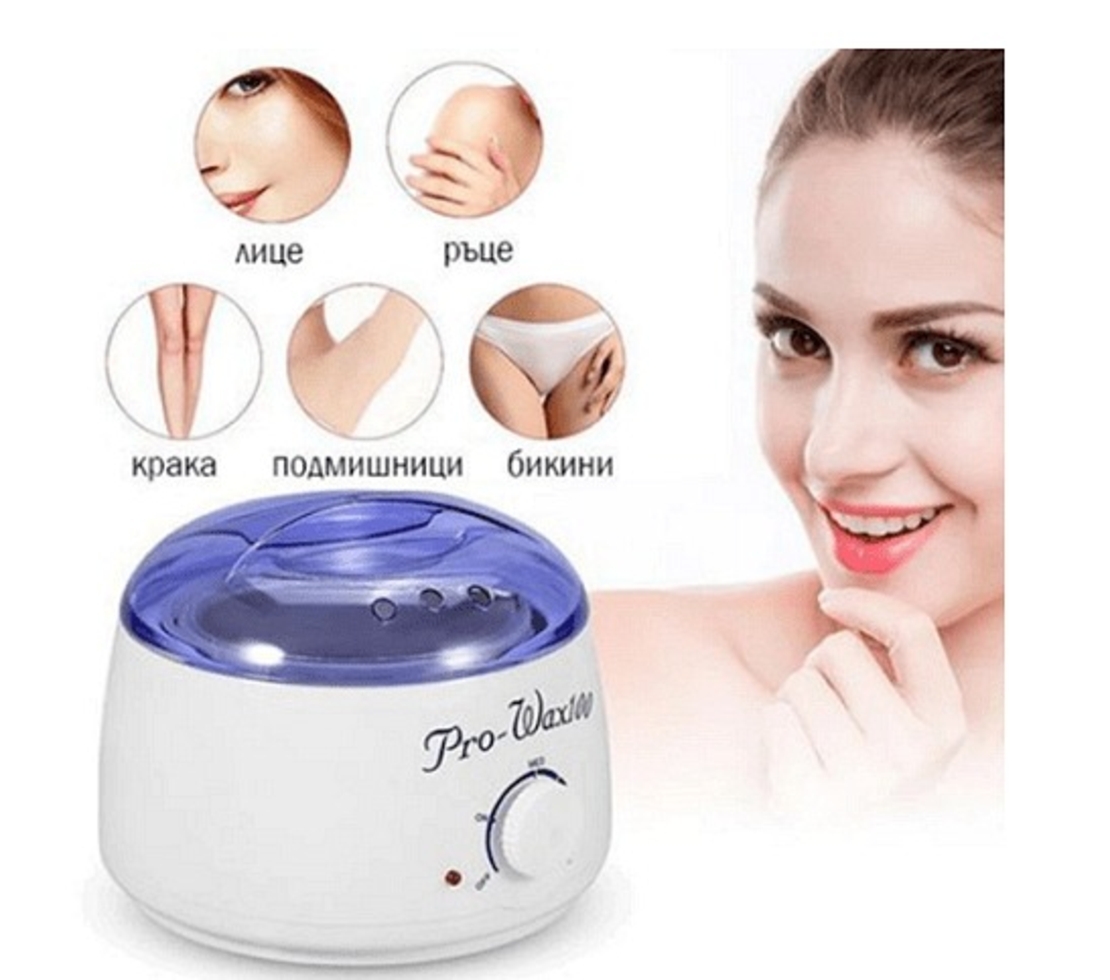 НЕМСКИ Професионален комплект за кола маска Pro Wax, 100W, 400мл + ЛЕД ФЕНЕР