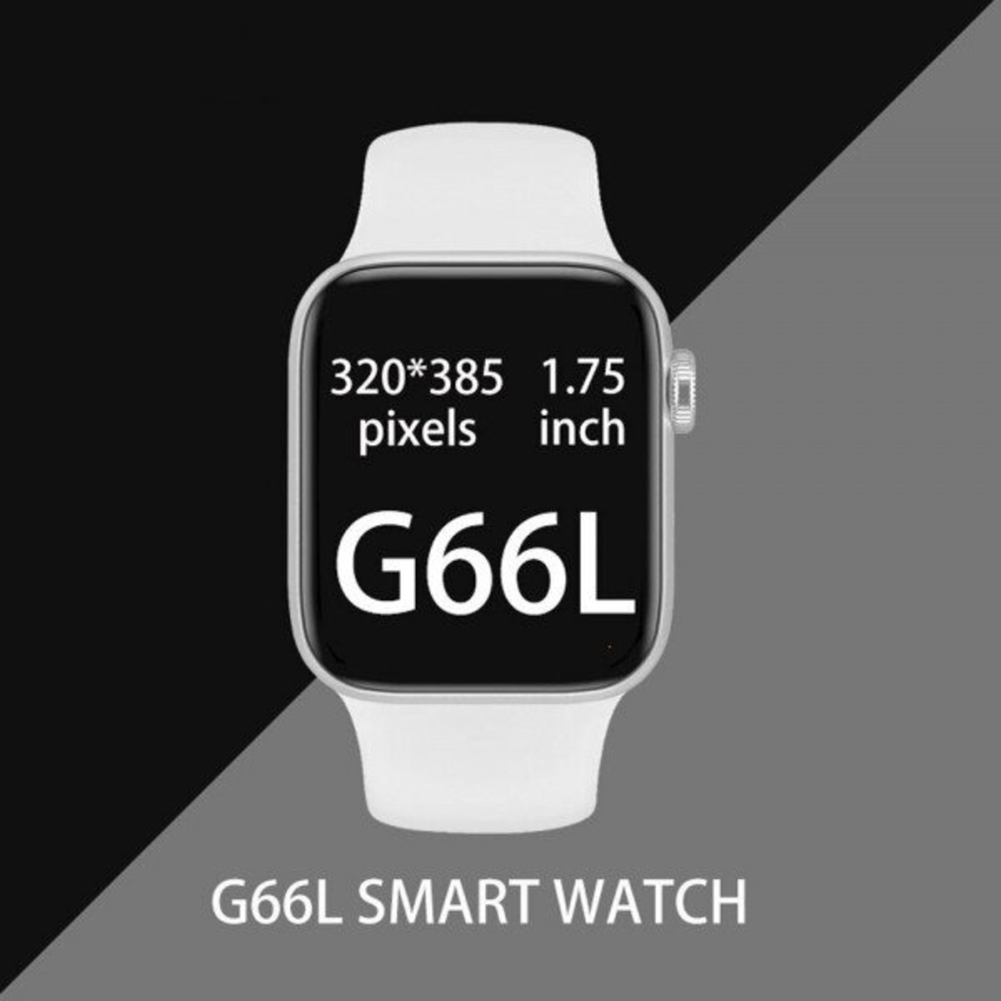 НЕМСКИ Smart Часовник G66 с Измерване на Пулс и Кръвно + ЛЕД ФЕНЕР