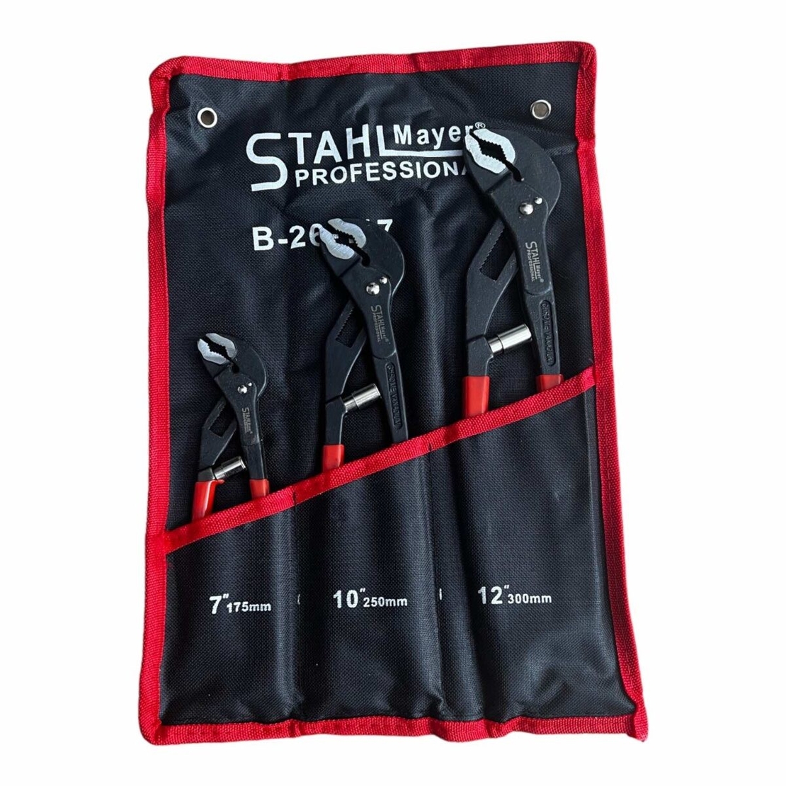 НЕМСКИ Клещи Гарги Комплект 3 броя STAHL MAYER 175мм 250мм 300мм Автоматични + ЛЕД ФЕНЕР