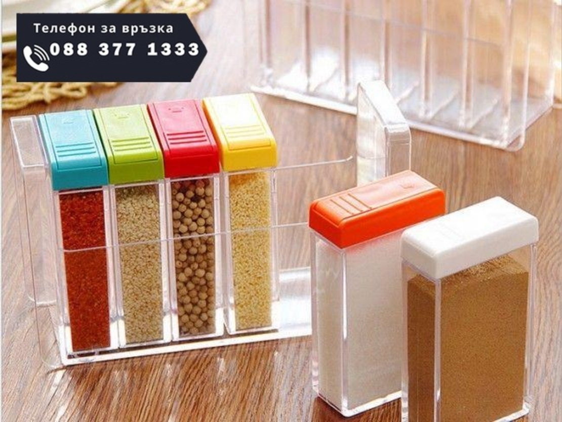 НЕМСКИ Кухненски сет за подправки + ЛЕД ФЕНЕР