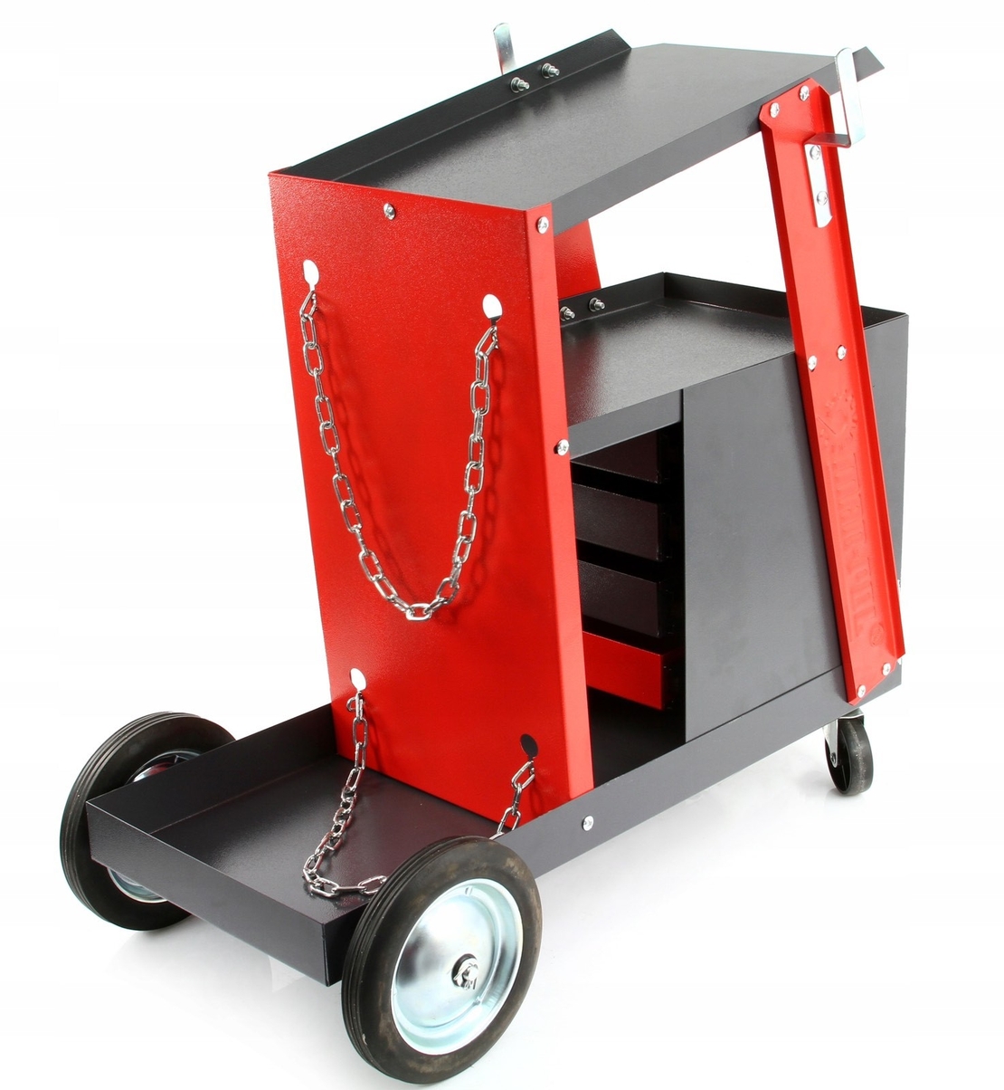 НЕМСКА Количка за Заваръчни Апарати MAR-POL M66612 с 4 чекмеджета + ЛЕД ФЕНЕР