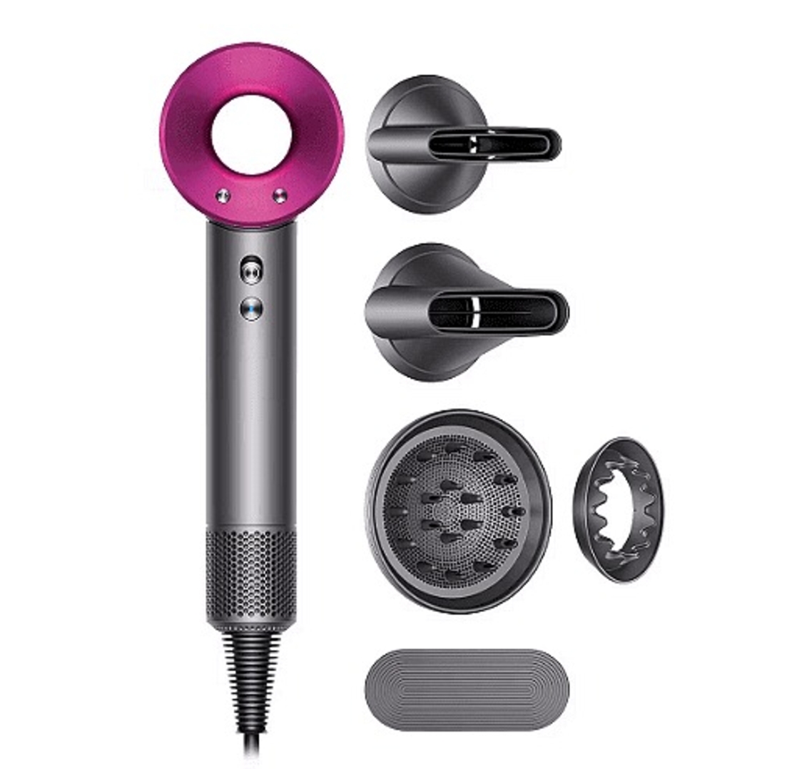 НЕМСКИ Професионален Сешоар, 1600w, магнитни дюзи, мощна йонизация, 4 температурни нива, 3 нива на скорост, безшумен + ЛЕД ФЕНЕР