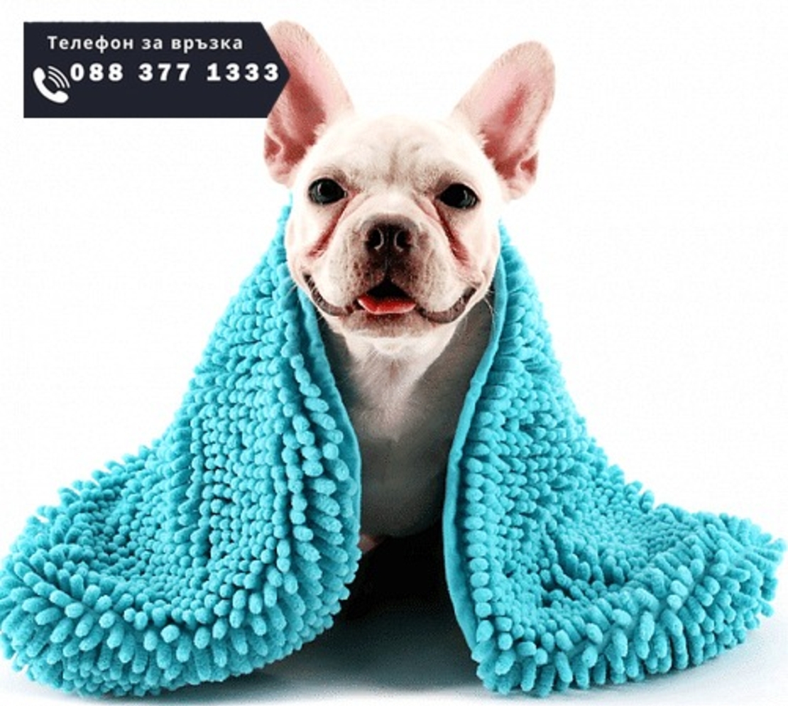 НЕМСКА Абсорбираща кърпа за домашни любимци, Лесно почистване + ЛЕД ФЕНЕР