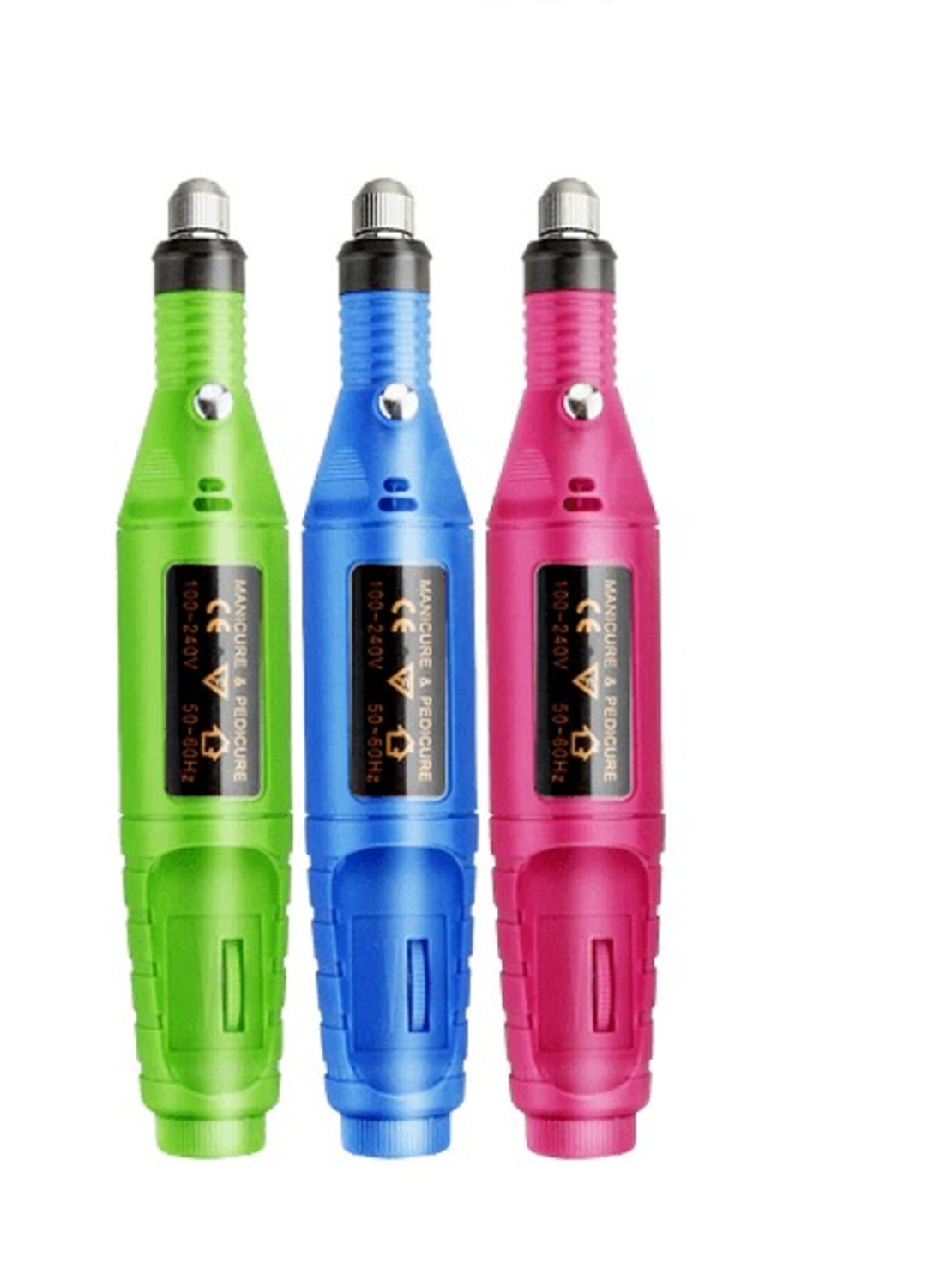 НЕМСКА Електрическа пила за нокти за маникюр и педикюр, Ергономичен дизайн + ЛЕД ФЕНЕР