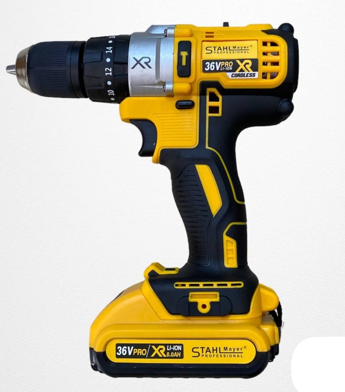 НЕМСКИ Акумулаторен Безчетков Винтоверт 36V 8,0AH + Приставка за Винтоверт Зеге (Адаптер) Прободен Трион + ЛЕД ФЕНЕР