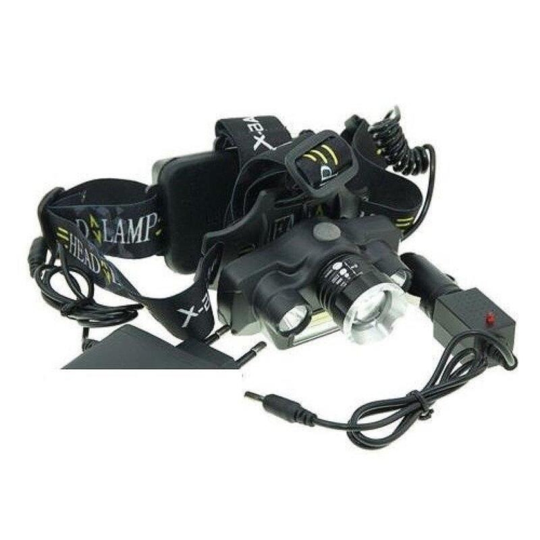 НЕМСКИ АКУМУЛАТОРЕН LED ЧЕЛНИК BL-T44 + ЛЕД ФЕНЕР