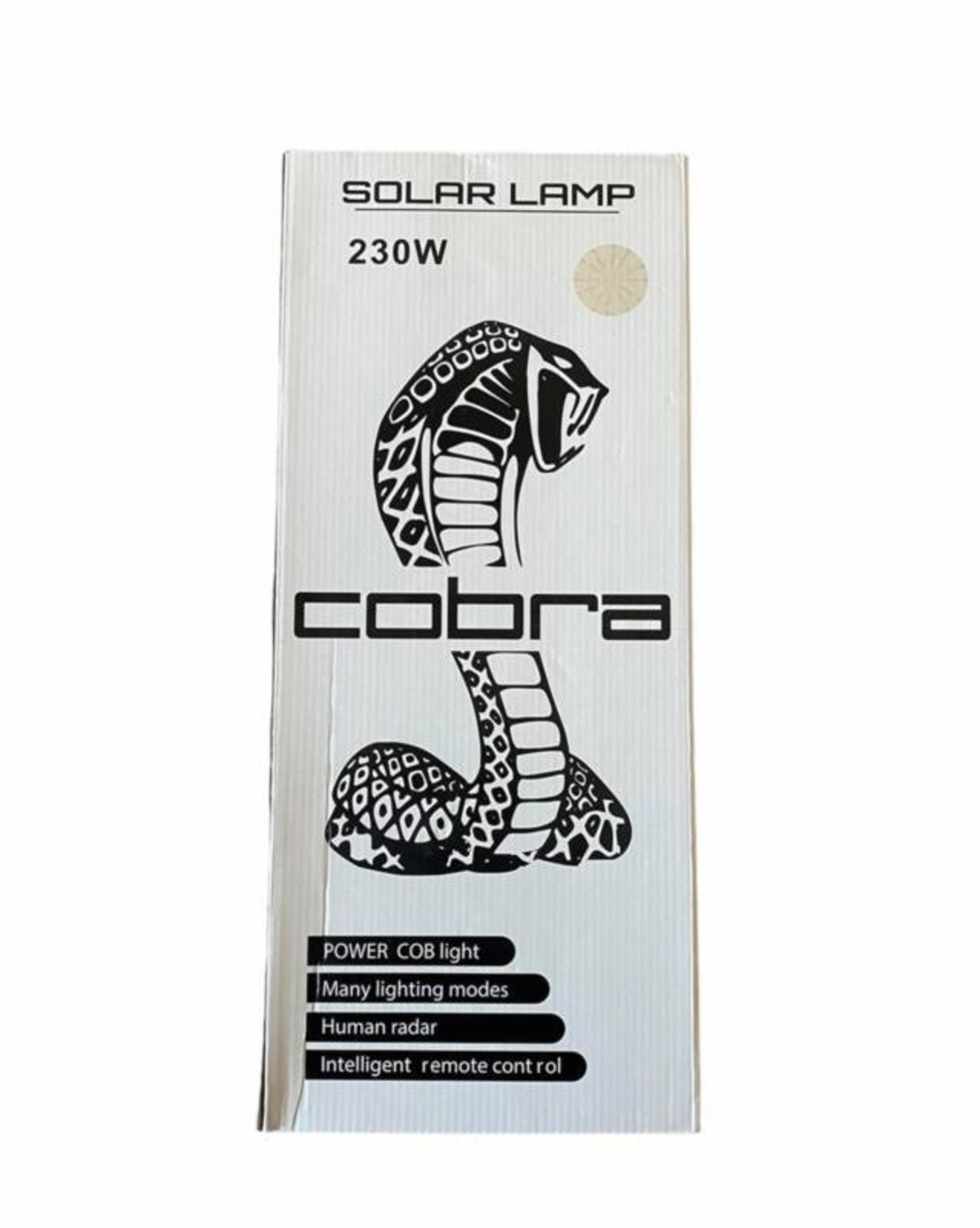 НЕМСКА УЛИЧНА СОЛАРНА ЛАМПА COBRA 250W + ЛЕД ФЕНЕР