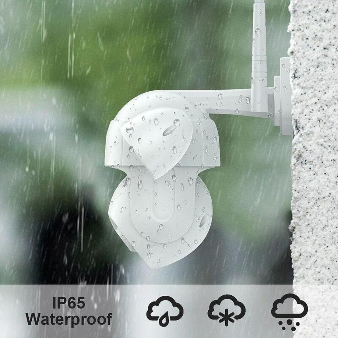 НЕМСКА Wifi КАМЕРА 3mpx PTZ03 с 2 LED лампи + ЛЕД ФЕНЕР