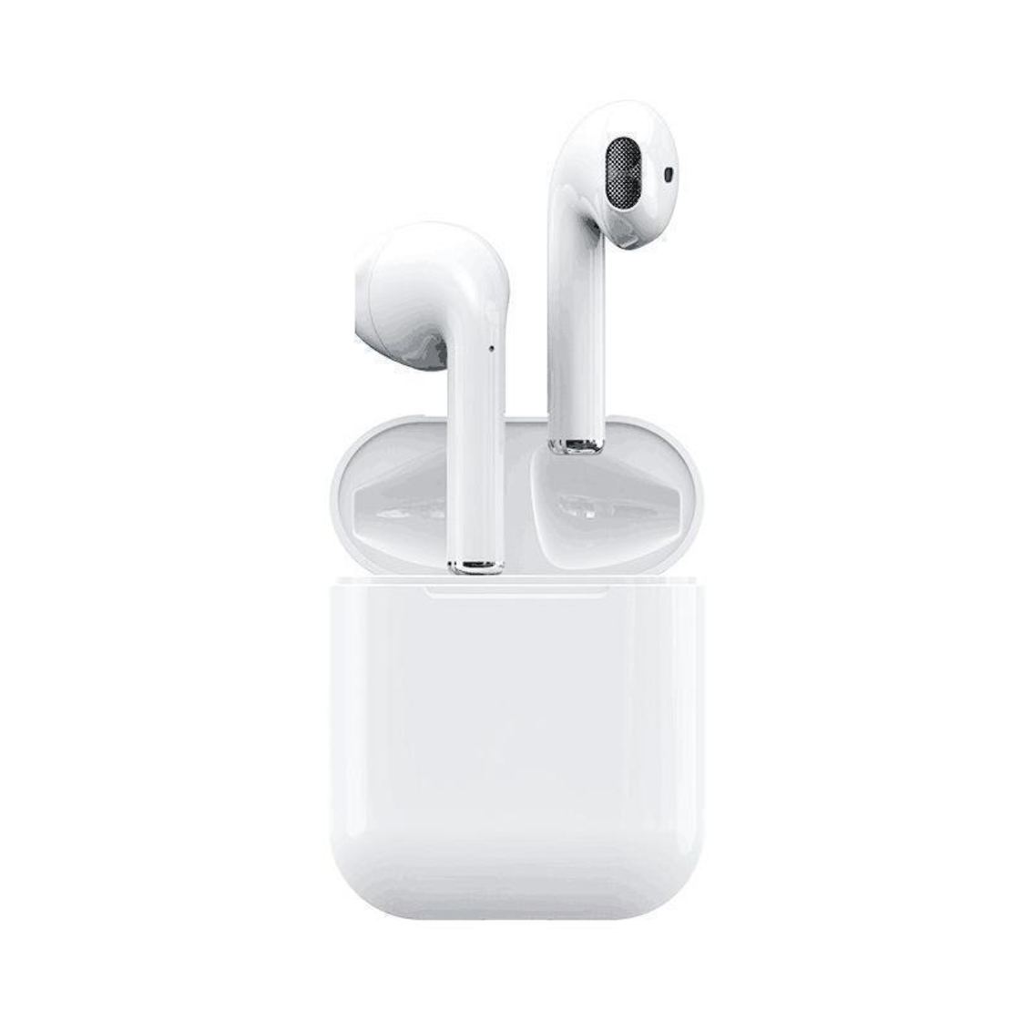 НЕМСКИ AirPods Bluetooth Слушалки i12 TWS 3D + ЛЕД ФЕНЕР