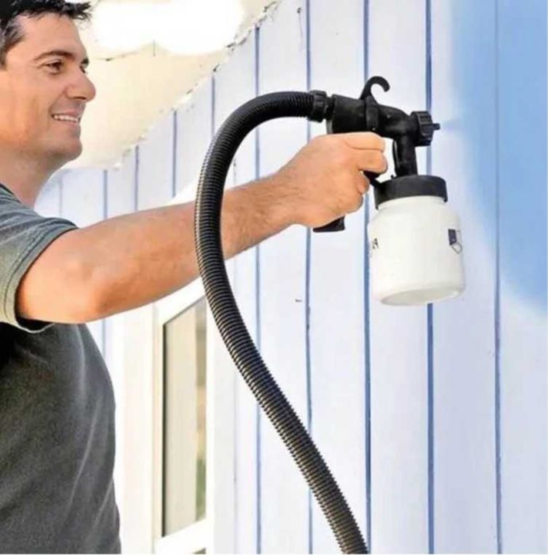 НЕМСКИ Пистолет за боядисване Paint Zoom + Подарък ЛЕД ФЕНЕР