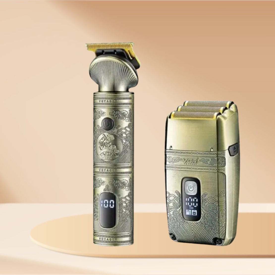 НЕМСКИ VGR V-649 – Професионален Комплект 2в1 – Златен