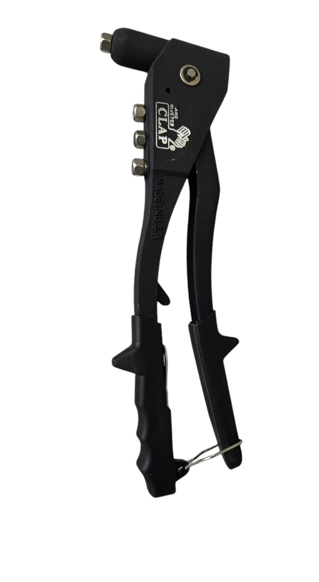 НЕМСКА Ръчна нитачка CLAP за попнитове 2.4, 3.2, 4 и 4.8 мм + ЛЕД ФЕНЕР