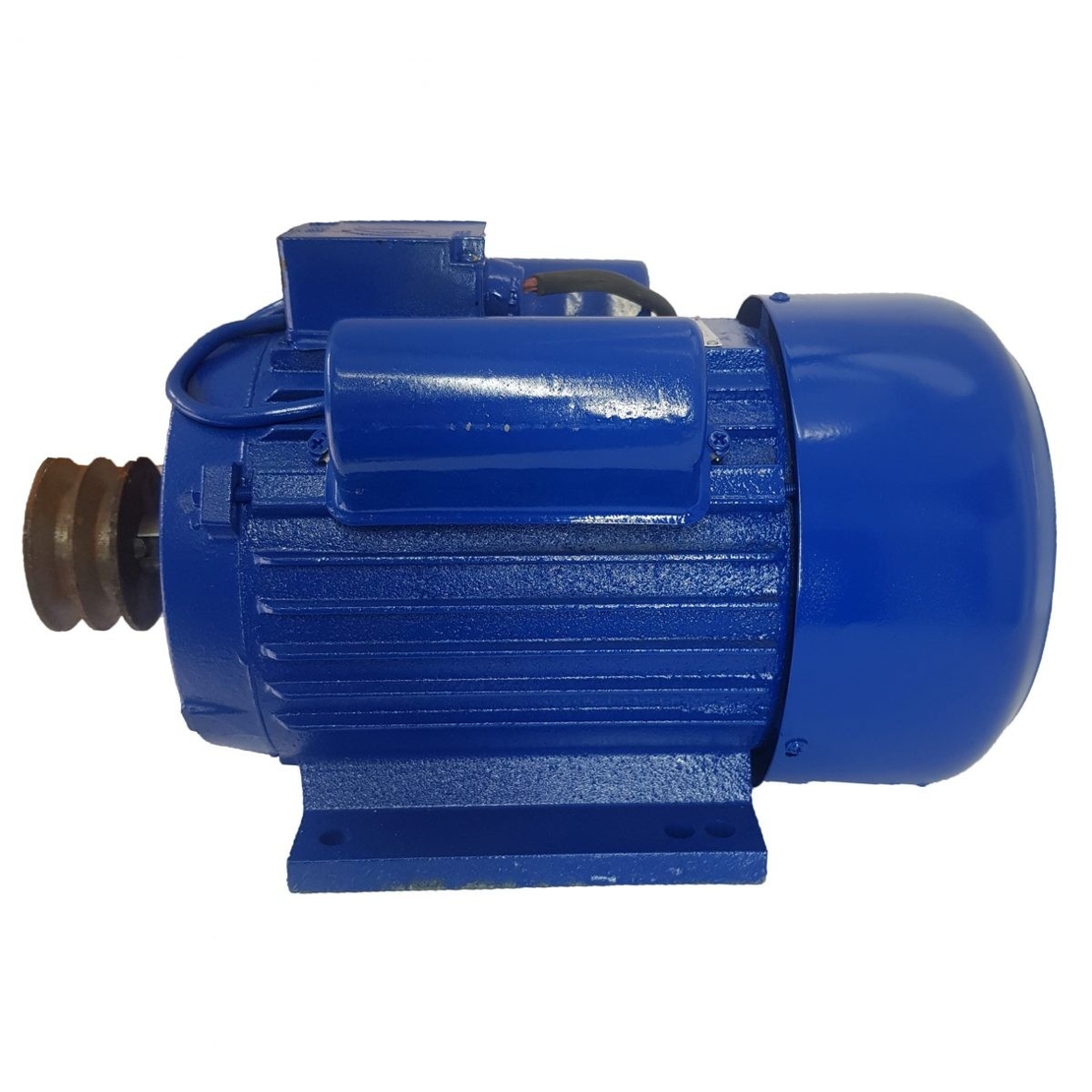 НЕМСКИ Руски Монофазен Електромотор 4кВ 3000об. ДРУЖБА Двигател + ЛЕД ФЕНЕР